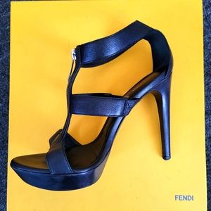 Fendi Strap Platform Sandals